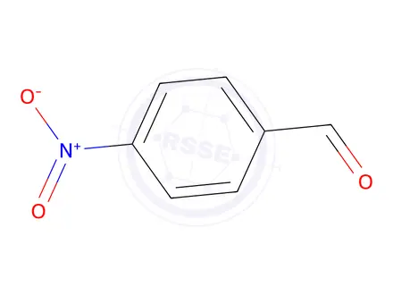 Chemical structure of 4-Nitrobenzaldehyde