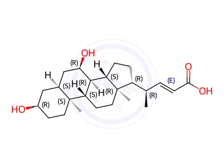 Chemical structure of Ursodeoxycholic Acid Impurity 32