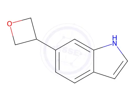 Chemical structure of 6-(Oxetan-3-yl)-1H-indole