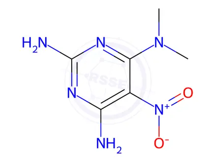 Chemical structure of N4,N4-dimethyl-5-nitropyrimidine-2,4,6-triamine