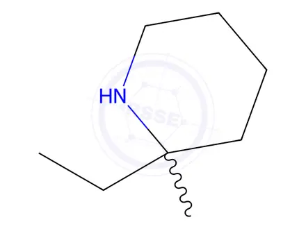 Chemical structure of 2-Ethyl-2-methylpiperidine
