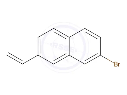 Chemical structure of 2-Bromo-7-vinylnaphthalene
