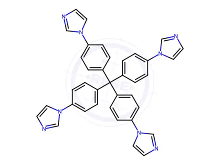 Chemical structure of Tetrakis(4-(1H-imidazol-1-yl)phenyl)methane