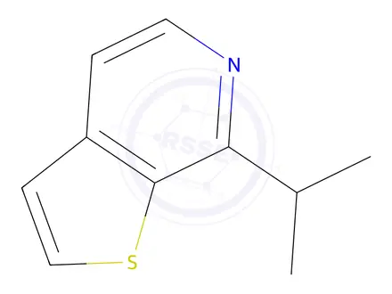 Chemical structure of Thieno[2,3-c]pyridine, 7-(1-methylethyl)-(9CI)