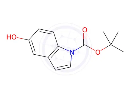 Chemical structure of N-Boc-5-Hydroxyindole