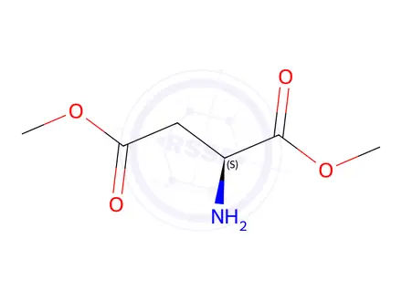 Chemical structure of (S)-Dimethyl 2-aminosuccinate