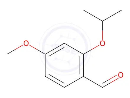 Chemical structure of Benzaldehyde, 4-Methoxy-2-(1-Methylethoxy)-