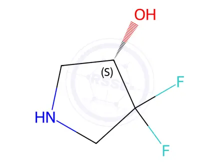 Chemical structure of (S)-4,4-difluoropyrrolidin-3-ol