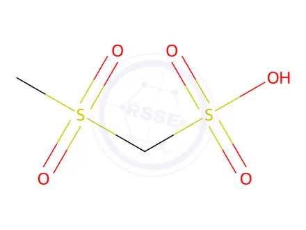 Chemical structure of MEthanesulfonic acid, 1-(methylsulfonyl)