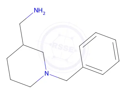 Chemical structure of (R)-c-(1-benzyl-piperidin-3-yl)-methylamine
