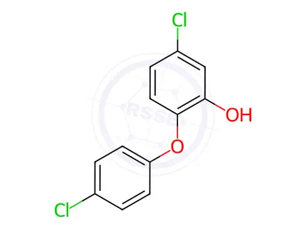 Chemical structure of Diclosan