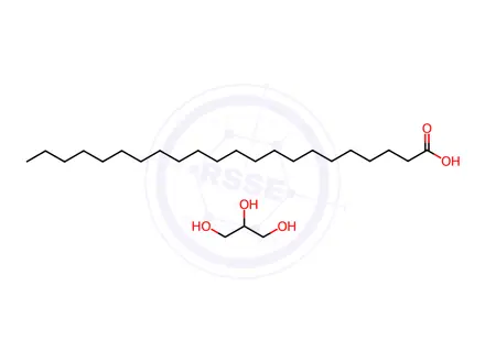 Chemical structure of Glyceryl Dibehenate