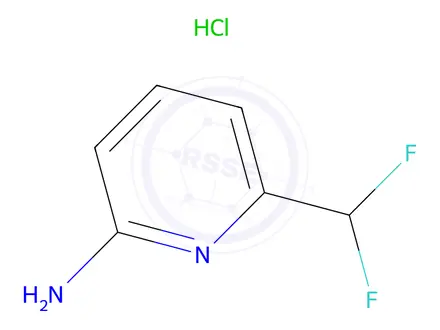Chemical structure of 6-(Difluoromethyl)pyridin-2-amine hydrochloride