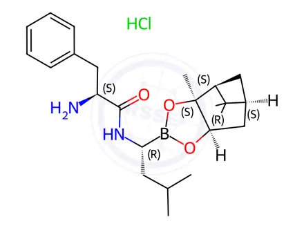 Chemical structure of Bortezomib Impurity 54 HCl