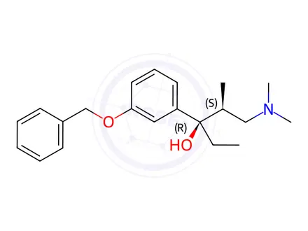 Chemical structure of 3’-O-Benzyl-(1R)-hydroxy Tapentadol