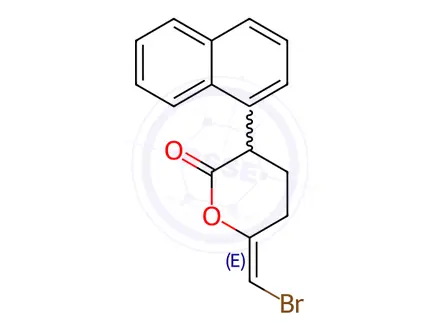 Chemical structure of Bromoenol Lactone