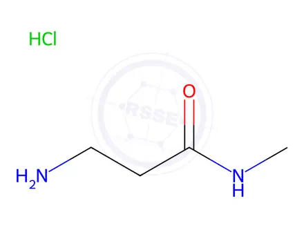 Chemical structure of 3-Amino-N-methylpropanamide hydrochloride