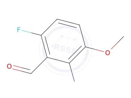 Chemical structure of 6-Fluoro-3-methoxy-2-nitrobenzaldehyde