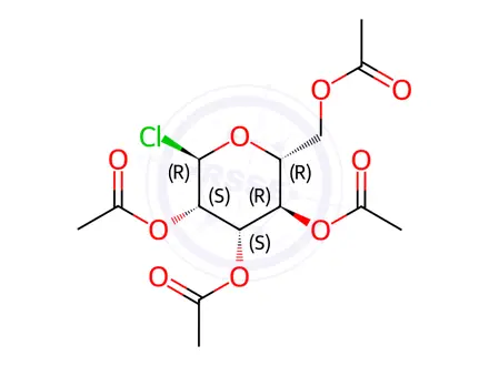 Chemical structure of Chloro 2,3,4,6-Tetra-O-acetyl-α-D-mannopyranoside