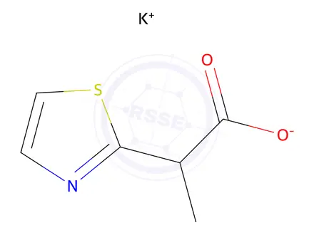 Chemical structure of Potassium 2-(thiazol-2-yl)propanoate