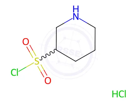 Chemical structure of Piperidine-3-sulfonyl chloride hydrochloride