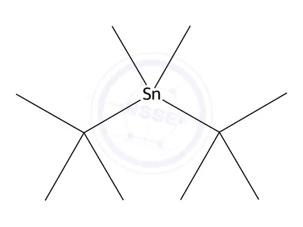 Chemical structure of (di-tert-butyl)dimethylstannane