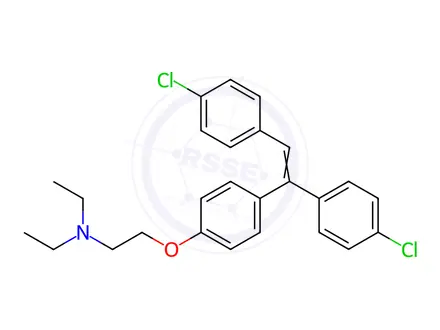 Chemical structure of Clomiphene EP Impurity E