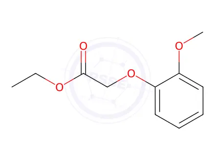 Chemical structure of Ethyl 2-(2-Methoxyphenoxy)acetate