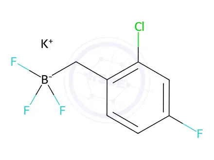 Chemical structure of Potassium (2-chloro-4-fluorobenzyl)trifluoroborate