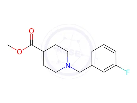 Chemical structure of Methyl 1-(3-fluorobenzyl)-4-piperidinecarboxylate