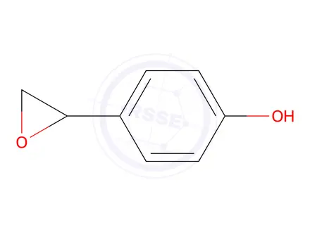 Chemical structure of 2-(4-Hydroxyphenyl)oxirane DISCONTINUED