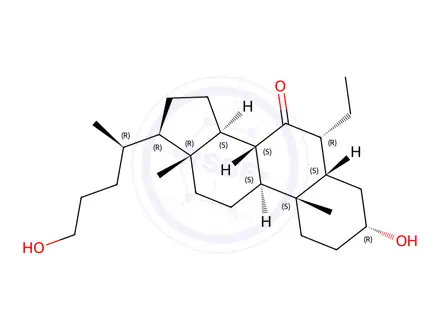 Chemical structure of Obeticholic Acid Impurity 49