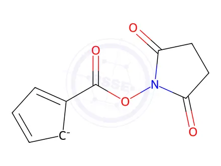 Chemical structure of N-SUCCINIMIDYL FERROCENECARBOXYLATE