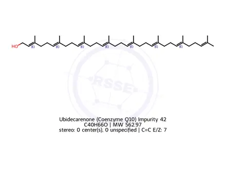 Chemical structure of Ubidecarenone (Coenzyme Q10) Impurity 42