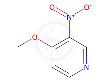 Chemical structure of 4-Methoxy-3-Nitropyridine