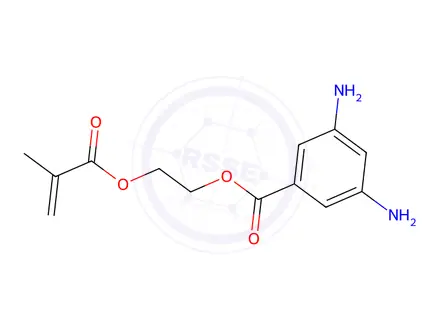 Chemical structure of 2-(Methacryloyloxy)ethyl 3,5-diaminobenzoate