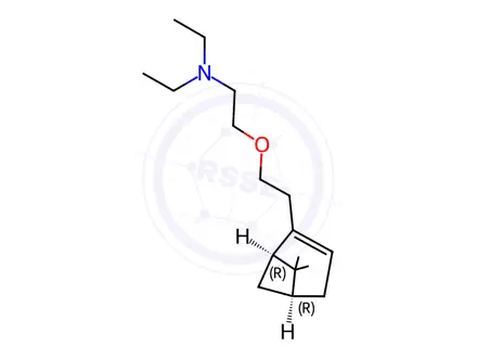 Chemical structure of Myrtecaine