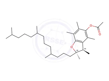 Chemical structure of Tocopherol Acetate Impurity 11