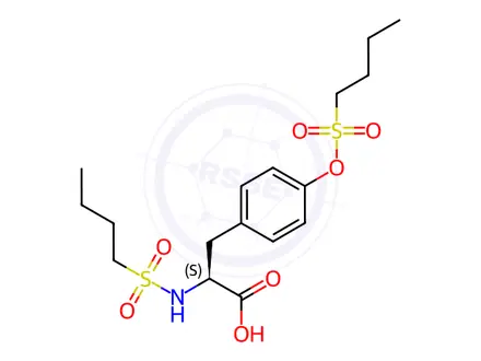 Chemical structure of Tirofiban Impurity 124