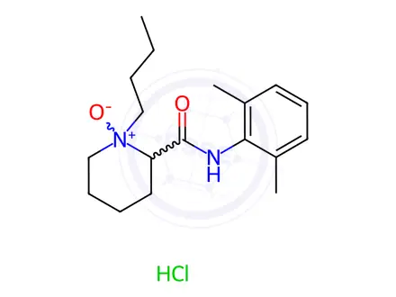 Chemical structure of Bupivacaine N-Oxide Hydrochloride Salt