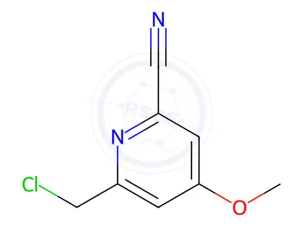 Chemical structure of 6-(Chloromethyl)-4-methoxypicolinonitrile