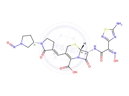 Chemical structure of Ceftobiprole Impurity 89