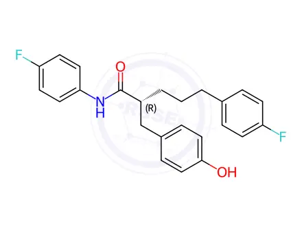 Chemical structure of Ezetimibe Impurity L