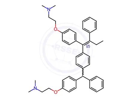 Chemical structure of Tamoxifen EP Impurity H