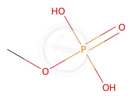 Chemical structure of Phosphoric acid methyl ester