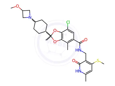 Chemical structure of Tulmimetostat Impurity 1