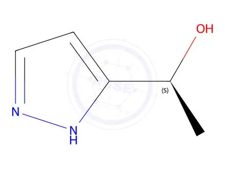 Chemical structure of (S)-1-(1h-Pyrazol-3-yl)ethan-1-ol