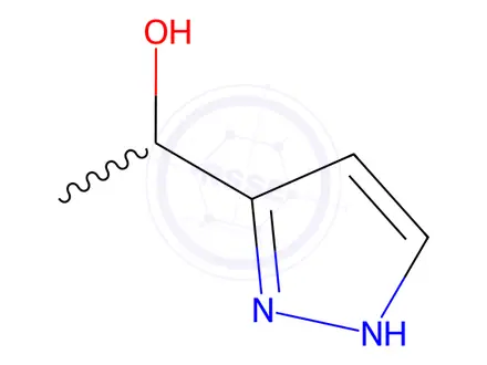 Chemical structure of 1-(1h-Pyrazol-3-yl)ethan-1-ol