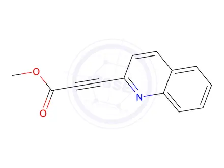 Chemical structure of methyl 3-(quinolin-2-yl)prop-2-ynoate