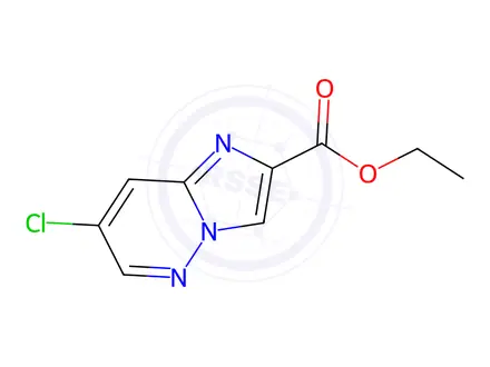 Chemical structure of ethyl 7-chloroimidazo[1,2-b]pyridazine-2-carboxylate